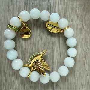 Harmony and Eternity Hummingbird Beaded bracelet